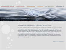 Tablet Screenshot of maventilation.info